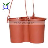 Hot sale plum blossom shape vertical gardening decorative wall hanging planters and flower pots