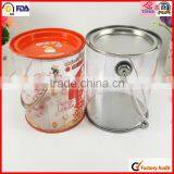 Transparent Bucket With Tin Lid and Handle thumbnail-6