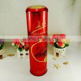 Custom Printing Metal Packaging Wine Bottle Cylinder Tin Box thumbnail-1