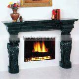 High Quality Shan'xi Black Granite Fireplace Surround thumbnail-3