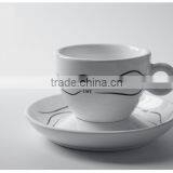 Haonai New Style High Quality New Bone China Coffee Cup and Saucer thumbnail-3
