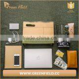 Recycle Washable Kraft Paper Clutch Bag With Woolen Cover thumbnail-5