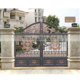 Garden Decoration Color Painted Metal Cast Aluminum Garden Gate thumbnail-3