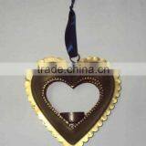 Metal Heart Shape Decoration, Heart Shape Metal Christmas Decorations, Metal Hanging Heart Decoration, 2013 Christmas Decoration thumbnail-1