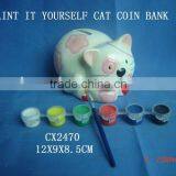 DIY Pottery Cat Coin Bank thumbnail-1