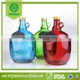 Giant Colorful Glass Bottles for Juice / Milk Cork Stopper Wholesale thumbnail-1