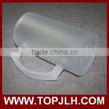 Custom Logo Printed Beer Cup Blank Frosted Glass Mug thumbnail-2