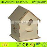 Unfinished Wooden Bird House Cheap Bird Cage Wholesale thumbnail-1