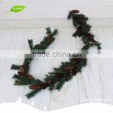 GNW CHGR-1607026 Hot Sale Hanging Christmas Tree Artificial Pine Needle Garland With Pine Cones thumbnail-2