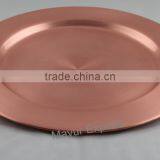 Stainless Steel Charger Plate- Plated thumbnail-1