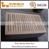 Evensun Classic Storage Wicker Box Wooden Cover thumbnail-3