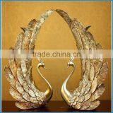 Resin Crafts Peacock for Home Wedding Decoration, Resin Animal Sculpture thumbnail-1