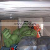 Outdoor Garden Decoration Fiberglass Material Life Size Hulk Statue for Sale thumbnail-3