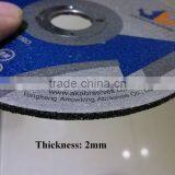 4" 100x2x16mm Flat Resin Bonded Reinforced Metal Cutting Disc thumbnail-3