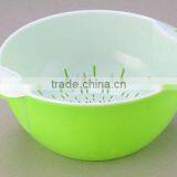 Different Size Solid Color PP Plastic Fruit Colander