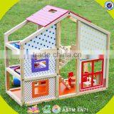 Wholesale Beautiful Dollhouse Sets Toy Lovely Baby Wooden Dollhouse Sets Toy Popular Wooden Dollhouse Sets Toy W06A098 thumbnail-4