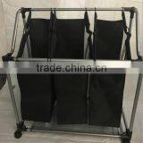 FACTORY SALE!!! Hotel and Home Usage Triple Laundry Sorter Without Ironing Board/3 Lift-off Fableable Landry Sorter thumbnail-4