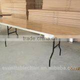 30*96" PVC Table Edge Plywood Wooden Foldable Table thumbnail-2