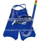 Durable Custom Professional Adult Diving Mask Snorkle With Fins Set thumbnail-1