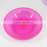 Colour Transparent Plastic Salad Plate thumbnail-3