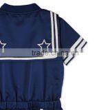 Unisex Majorette Blue Mel All In One Baby Bodysuit Romper Childrens Boutique Clothing HSr5109 thumbnail-5