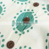 Top Quality Cotton Material Knit Kids Long Sleeve Sweater With Big Polka Dot thumbnail-3