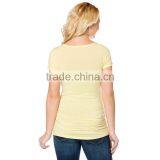 Hot Sale Blank t Shirt for Pregnant Women Modern Maternity Clothings thumbnail-2