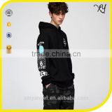 2017 China OEM factory fashion design fleece digital print hoodies