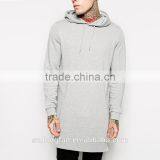 Men Fashion Side Zip To Hem Design Fleece Pullover Men Hoodies And Sweatshirts Long Shirt Clothing Men thumbnail-1