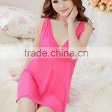 Sexy Lace Transparent Night Sleeping Dress thumbnail-5