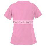 Women's Scallop Neck Top With Four Front Pockets thumbnail-2