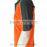 Contrast 100% Polyester Knit Fabric Embroidery Safety Custom Short Sleeve Protective Polo Shirt thumbnail-5