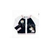 Cotton Round Neck Eco Friendly Knitted Baby Coat Wear With Long Sleeve , Sport Cardigan thumbnail-1
