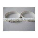 Non-toxic Rubber Silicone Bracelet / Wristband With Slip Resistant thumbnail-1