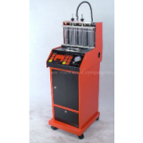 Fuel injector cleaning machine