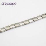 Eco-friendly Zinc White Gold Magnetic Bracelet For Ladies thumbnail-2