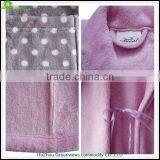 Coral Fleece Fabric Bathrobe for Couples Bath Robe Velvet Robe thumbnail-4