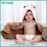 Custom Animal Organic Cotton Bamboo Bath Hooded Baby Towel With Hood thumbnail-1