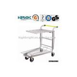 metal warehouse trolley,utility cart, logistic trolley, platform trolley