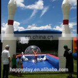 Customized bowling game,inflatable bowling,human bowling for sale