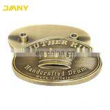 Factory Making Die Casting Antique Brass Custom Drum Badges thumbnail-1