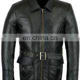 Top Quality Genuine Cow Hide Super Soft Leather Motorcycle Jacket thumbnail-2