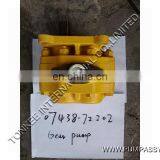 Hydraulic Gear Pump 07438-72202 D355A-3 SD42 Steering Pump thumbnail-2