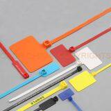 Plastic Special Marker Tag Cable Tie With Labels