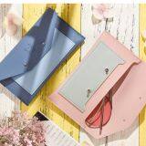 Crush-resistant, Simple, Soft Leather Pouch; Portable Protective Glasses Holder thumbnail-5