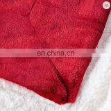 100% Polyester Sherpa Flannel Blanket Two Sides Brushed Cozy Fleece Throw thumbnail-5