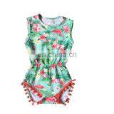 Wholesale Newborn Clothes Colorful Short Sleeve Plain Cotton Baby Romper thumbnail-1