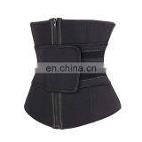 Women Hot Sweat Neoprene Workout Waist Trainer Corset Trimmer Belt Zipper Slimming Weight Loss Body Shaper thumbnail-5