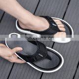 2020 Newest Design Outdoor Style PVC Foam Sole Mesh Upper Beach Cushion Comfy Soft Plastic High Quality Flip Flops for Men thumbnail-7