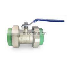 Valogin High Quality 90*90 Brass Ball Valve With PPR Pipe thumbnail-1